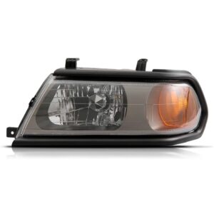 Farol Pajero Sport 2000 A 04 Eletrico Mascara Cinza 1ª Linha - Esquerdo/motorista