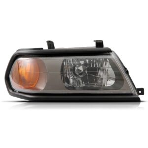 Farol Pajero Sport 2000 A 04 Eletrico Mascara Cinza 1ª Linha Direito/passageiro