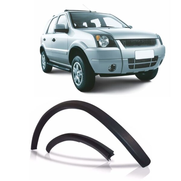 Alargador Paralama Ecosport 2003 04 05 06 07 08 09 10 A 2012 Direito/passageiro