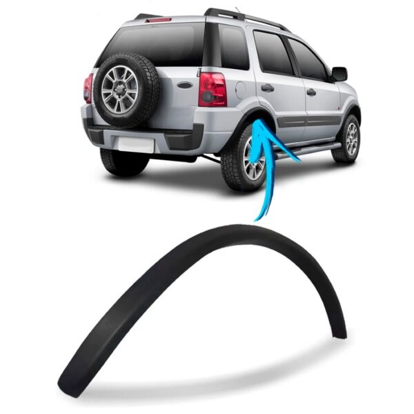 Alargador Vao Roda Traseiro Ecosport 2003 A 2012 Lado Direito