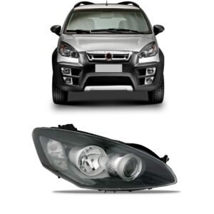 Farol Idea 2010 A 2013 Fumê 1ª Linha Direito/passageiro