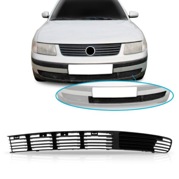 Tela Frontal Parachoque Dianteiro Passat 97 A 00 (maior) Le Preto