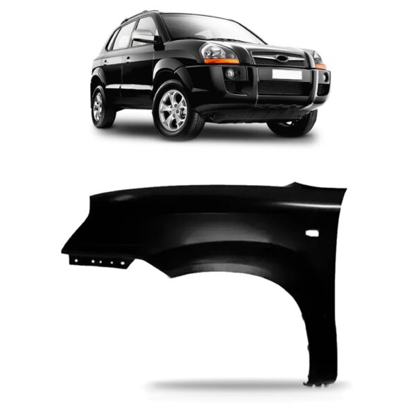 Paralama Tucson 2006 A 2013 Sem Furo Moldura Lado Esquerdo