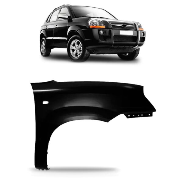 Paralama Tucson 2006 A 2013 Sem Furo Moldura Lado Direito