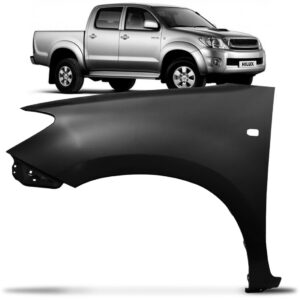 Paralama Hilux 2wd 2005 A 2011 Sem Furo Moldura Lado Esquerdo