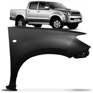 Paralama Hilux 2wd 2005 A 2011 Sem Furo Moldura Lado Direito