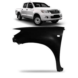 Paralama Hilux 12/2015 Sem Furo Moldura C/furo Pisca Oferta Lado Esquerdo