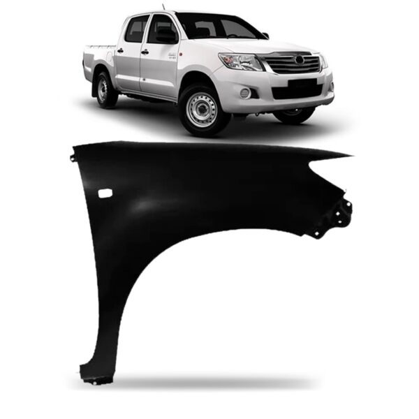 Paralama Hilux 12/2015 Sem Furo Moldura C/furo Pisca Oferta Lado Direito