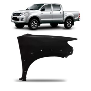 Paralama Hilux 4x2 2012 2013 2014  2015 Com Furo Moldura. Lado Direito