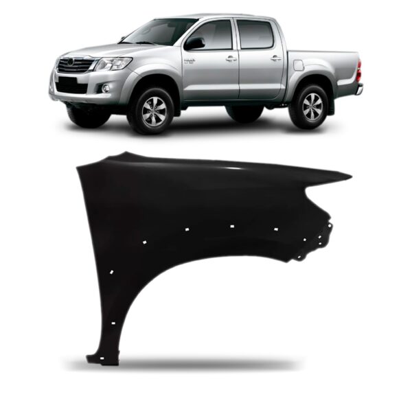 Paralama Hilux 4x2 2012 2013 2014  2015 Com Furo Moldura. Lado Direito