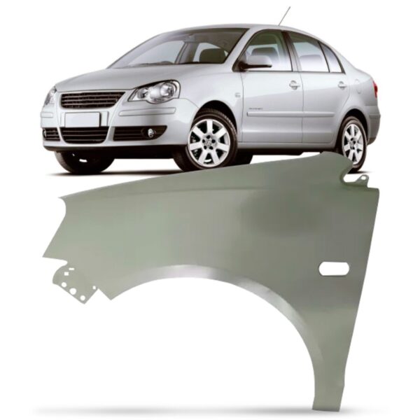 Paralama Polo 2007 A 2013 Com Furo Pisca Lado Esquerdo