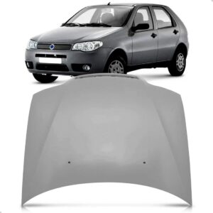 Capô Fiat Palio Fire 2001 2002 2003 Com Furo Esguicho Cinza