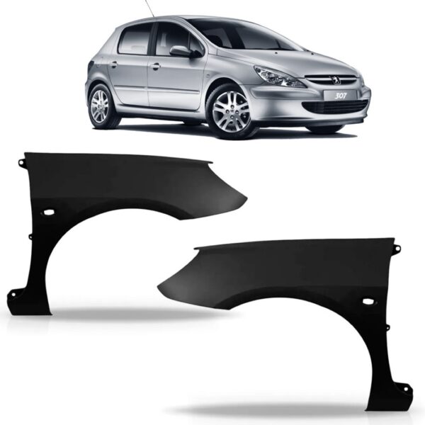 Paralama Peugeot 307 2003 2004 2005 2006 2007 Modelo Antigo Lado Esquerdo