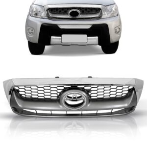 Grade Radiador Pickup Hilux Srv 2009 A 2011 Moldura Cromada