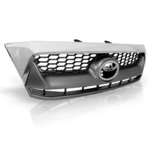 Grade Radiador Pickup Hilux Srv 2009 A 2011 Moldura Cromada