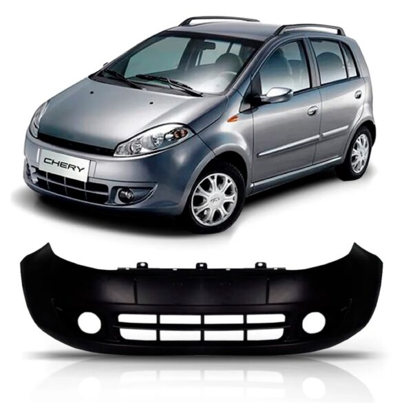 Parachoque Dianteiro Chery Face 2010 A 2013 1a Linha Preto
