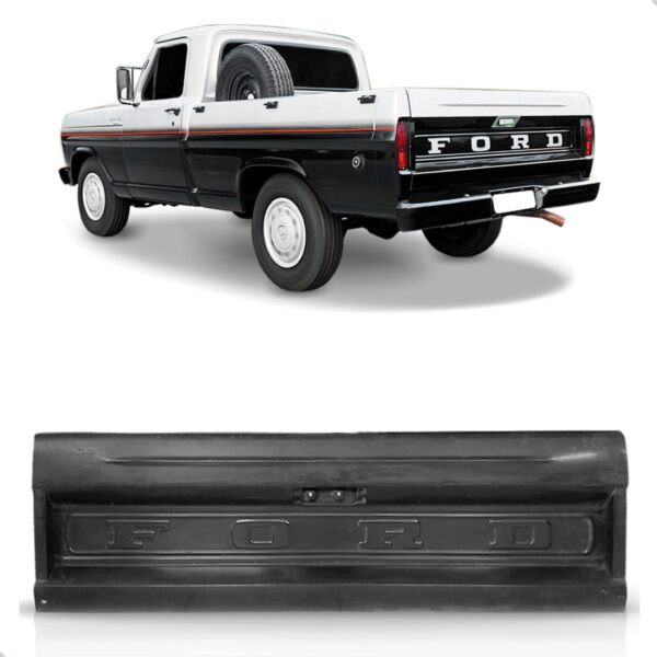 Tampa Traseira Ford F1000 1979 1980 1981 A 1992 Preto