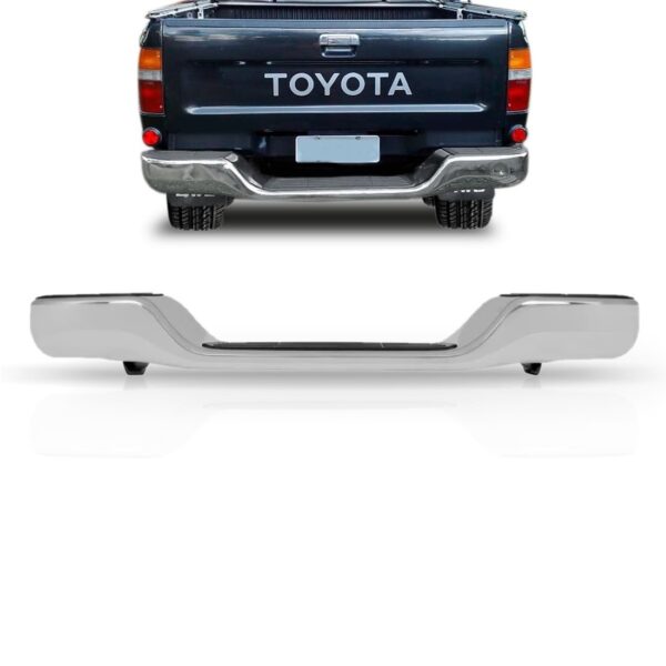 Parachoque Pickup Hilux Srv 1992 A 2004 Cromado 1a Linha