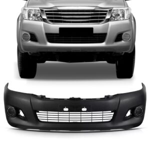 Parachoque Dianteiro Hilux Srv 2012/2016 Com 1a Linha Preto