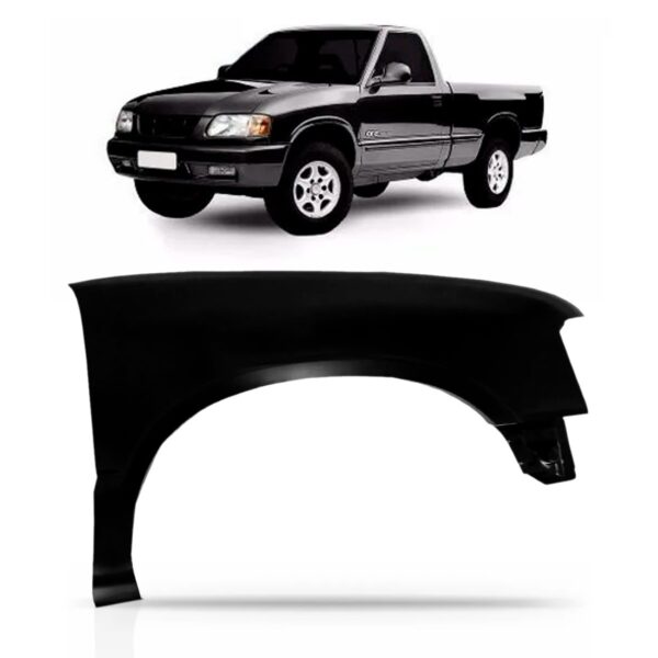 Paralama Para Chevrolet S10 1996 1997 1998 1999 2000 S/ Furo Lado Direito