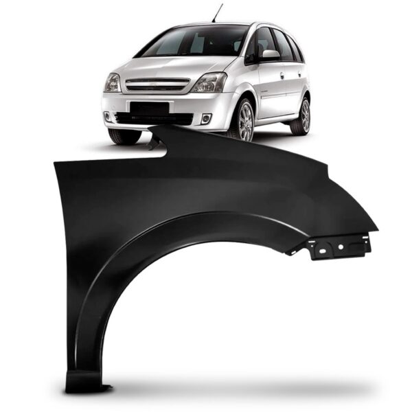 Paralama Em Metal Para Meriva 2002 A 2010 Sem Furo Lado Direito