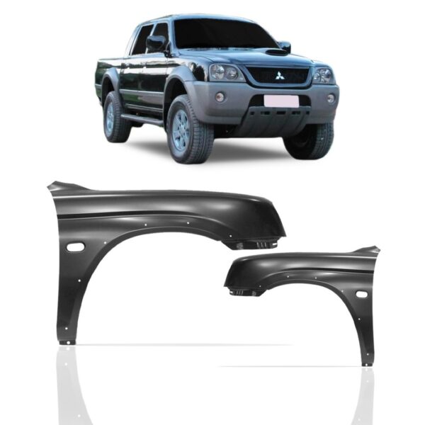 Paralama L200 Sport Outdoor 04 05 06 07 08 Furo Para Pisca Lado Direito