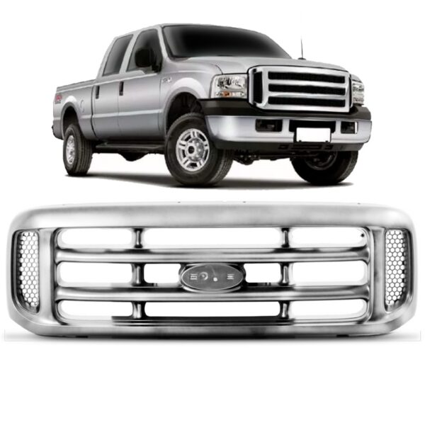 Grade Radiador Ford F250 1999 00 01 02 03 04 2005 1a Linha