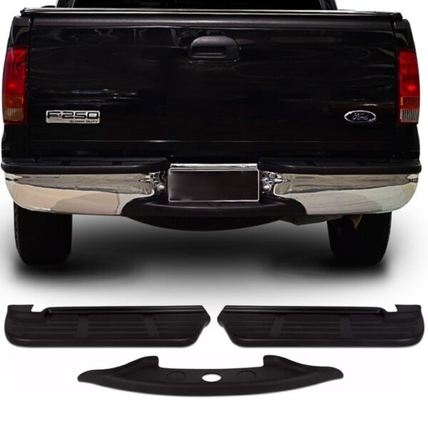 Pisante Parachoque Traseiro Para Ford F250 1999 Até 2007 Lado Esquerdo