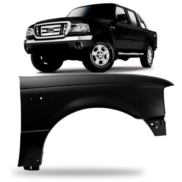 Paralama Ranger 2005 2006 2007 2008 2009 Sem Furo Lado Direito