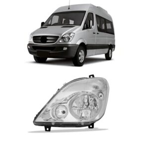 Farol Sprinter 2012 A 2018 Eletrico Sem Auxiliar Com Motor Lado Esquerdo