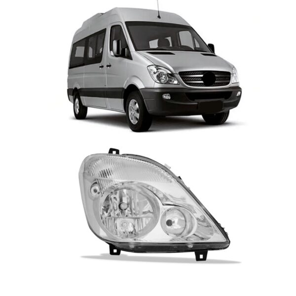 Farol Sprinter 2012 A 2018 Eletrico Sem Auxiliar Com Motor Lado Direito