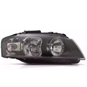 Farol Audi A3 2006 A 2008 Elétrico S/ Xênon Mascara Negra Lado Direito