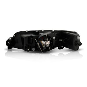 Farol Peugeot 306 1999 A 2003 Foco Duplo Com Mascara Cromada Lado Direito