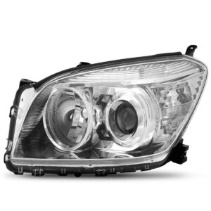 Farol Rav4 2006 2007 2008 Eletrico Cromado 1ª Linha - Esquerdo/motorista