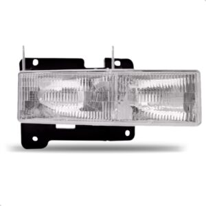 Farol Para Silverado 97 98 99 00 01 02 03 04 1a Linha Direito/passageiro