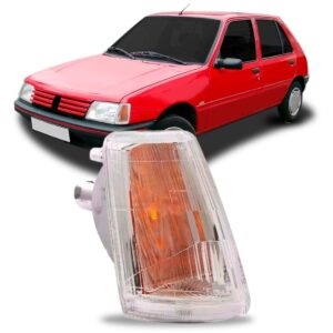 Pisca Seta Peugeot 205 1990 1991 92 1993 1994 Sedan Cristal Lado Direito