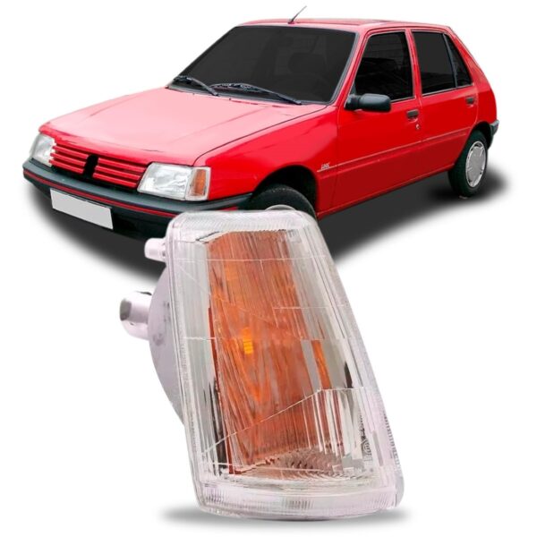 Pisca Seta Peugeot 205 1990 1991 92 1993 1994 Sedan Cristal Lado Direito
