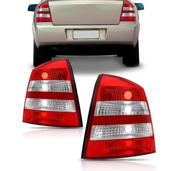 Lanterna Traseira Astra 03 04 05 2012 Hatch Cristal 1ª Linha Esquerdo Vermelho