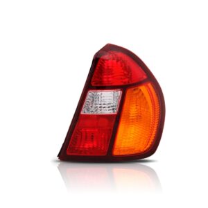 Lanterna Traseira Para Renault Clio 2003 A 2008 Sedan Ambar Lado Esquerdo