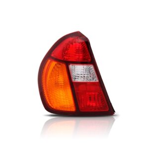 Lanterna Traseira Para Renault Clio 2003 A 2008 Sedan Ambar Lado Esquerdo