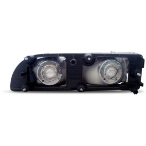 Farol Para Daewoo Espero 1992 A 1995 Lente Raiada Esquerdo/motorista