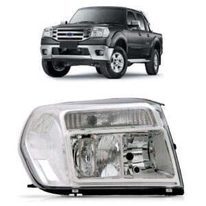 Farol Ranger 2010 A 2012 Cromado 1ª Linha - Direito/passageiro