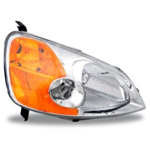 Farol Para Civic 2001 2002 2003 Elétrico Lente Em Acrílico Lado Direito