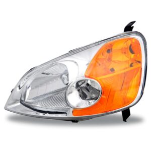 Farol Para Civic 2001 2002 2003 Elétrico Lente Em Acrílico Lado Esquerdo