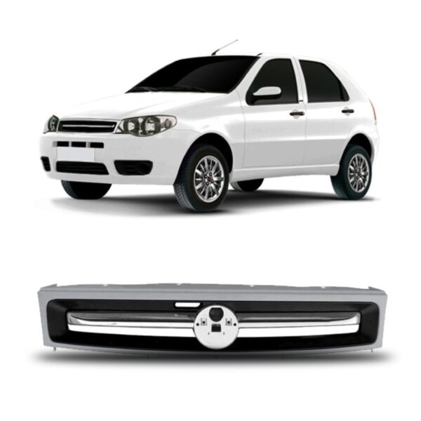 Grade Radiador Palio Economy 2010 A 2012 Friso 1a Linha