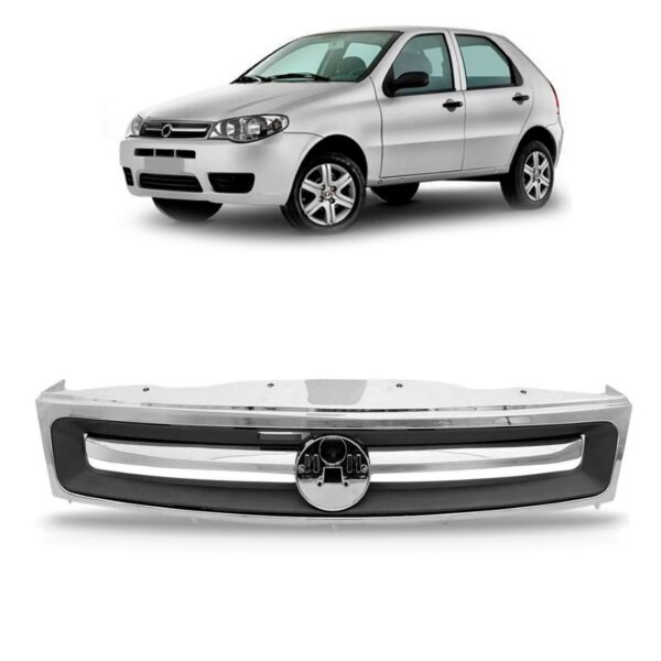 Tela Radiador Palio Economy 2010/2012 Moldura Friso 1a Linha Preto