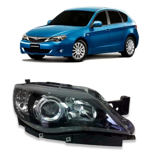 Farol Impreza 08 09 10 2011 Mascara Negra Sem Xenon 1ª Linha - Direito/passageiro