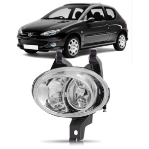 Farol Milha Auxiliar Peugeot 206 1998 A 2003 Lado Esquerdo