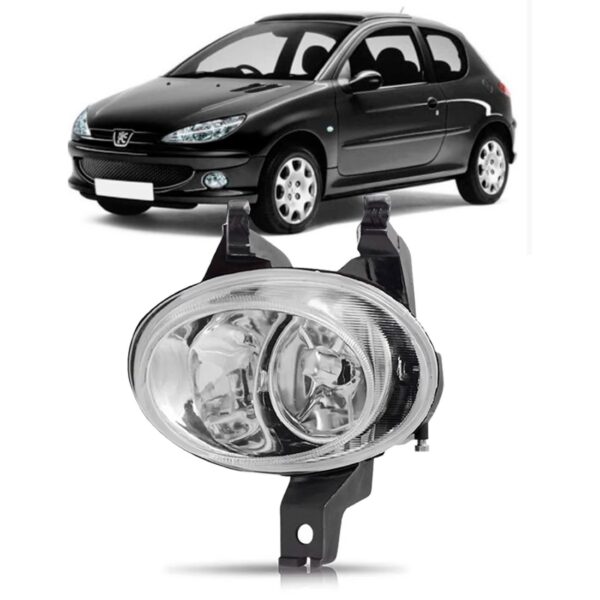Farol Milha Auxiliar Peugeot 206 1998 A 2003 Lado Esquerdo