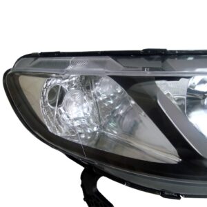 Farol New Civic 07 08 09 10 11 Mascara Negra 1ª Linha - Direito/passageiro